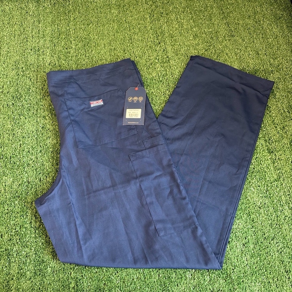 NWT‎ Cherokee Authentic Workwear Style 4100 NAVW Unisex Scrub Pants Small - Picture 2 of 4